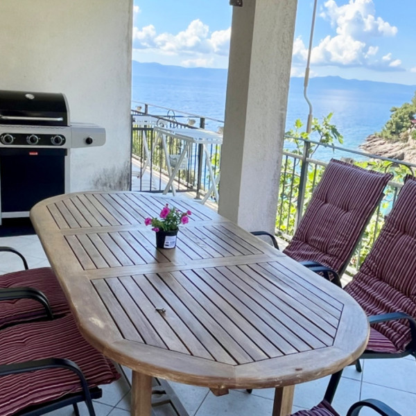 Living room, Paradise Apartments, Paradise Apartments right on the beach on Hvar island, Croatia Gdinj