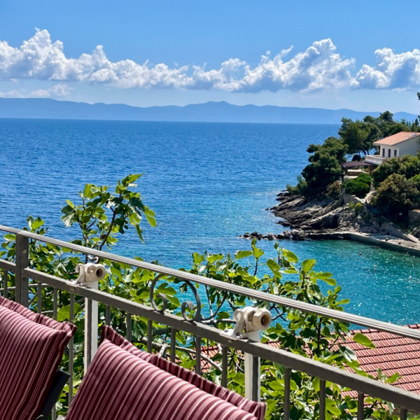 Living room, Paradise Apartments, Paradise Apartments right on the beach on Hvar island, Croatia Gdinj
