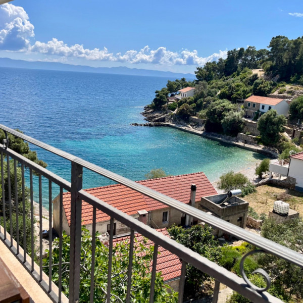Living room, Paradise Apartments, Paradise Apartments right on the beach on Hvar island, Croatia Gdinj