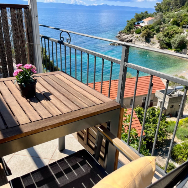 Living room, Paradise Apartments, Paradise Apartments right on the beach on Hvar island, Croatia Gdinj