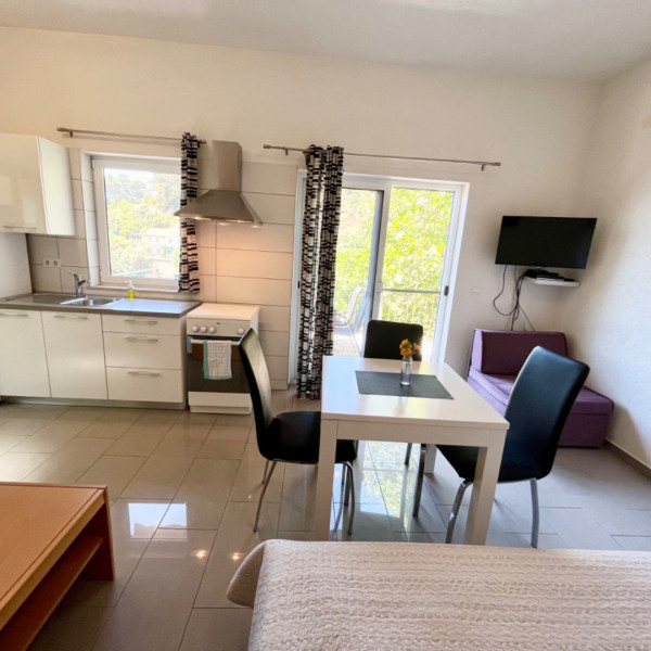 Living room, Paradise Apartments, Paradise Apartments right on the beach on Hvar island, Croatia Gdinj