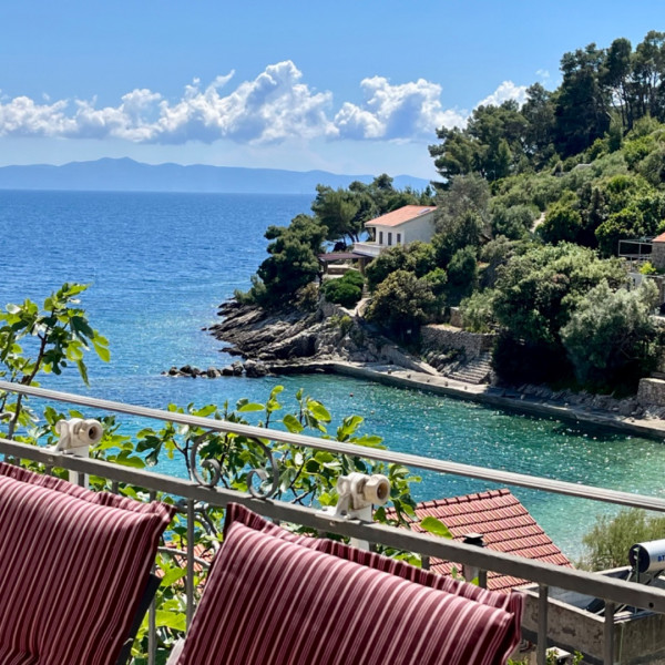 Living room, Paradise Apartments, Paradise Apartments right on the beach on Hvar island, Croatia Gdinj